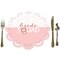 Big Dot of Happiness Bride Squad - Rose Gold Bridal Shower or Bachelorette Party Round Table Decorations - Paper Chargers - Place Setting For 12